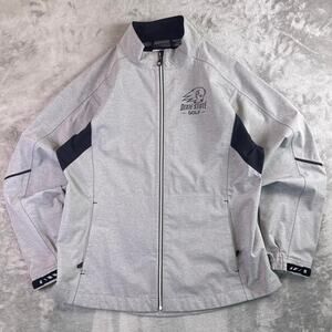 FootJoy DryJoys Golf Jacket Womens L Dixie State Full Zip Gray Performance